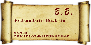 Bottenstein Beatrix névjegykártya